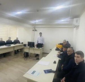 Training was held at Azerbaijan Railways CJSC under the leadership of Hamid Hamidov, an engineer of Maybo LLC