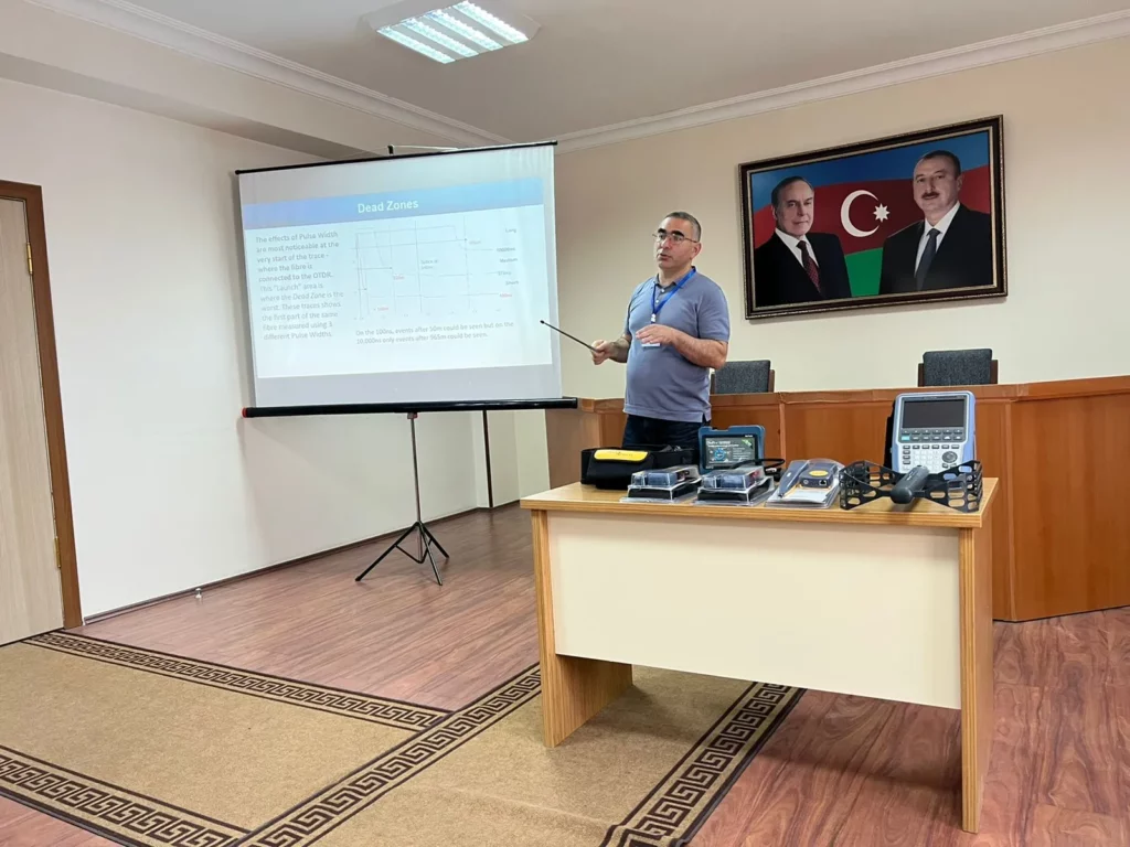 The presentation of new generation telecommunication equipments in Nakchivan