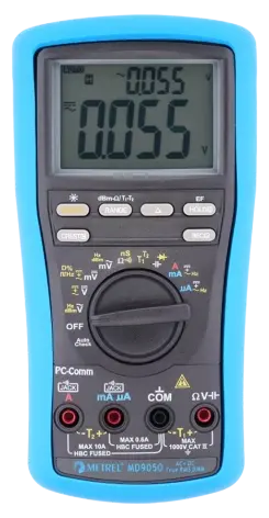 Metrel MD 9050 TRMS Heavy Duty Industrial Digital Multimeter