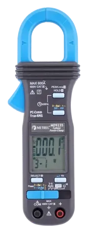 Metrel MD 9235 TRMS Power Clamp Meter, 3-Phase, Unbalanced-Load